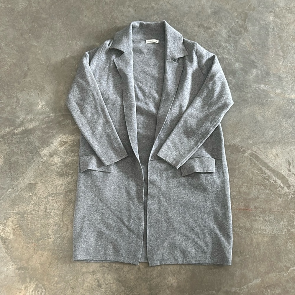 Grey long sweater